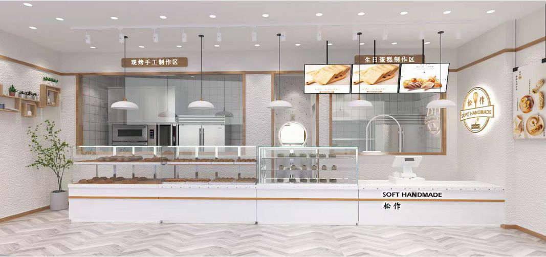 100平梁溪区蛋糕店精品装修案例图